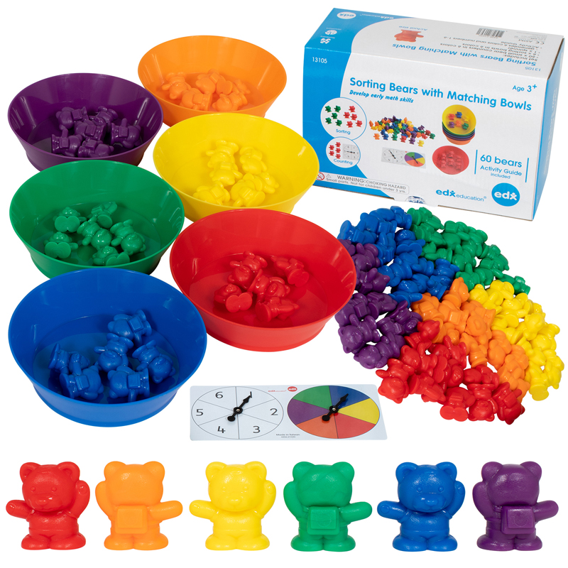 EAN 4713057206931 product image for CTU13105 Sorting Bears with Matching Bowls Early Math Manipulatives, Assorted Co | upcitemdb.com
