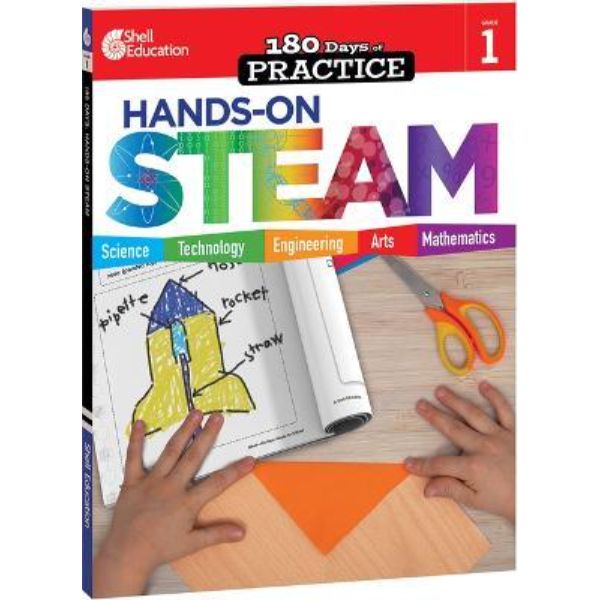 ISBN 9781425825287 product image for SEP130139 Hands-On Steam 180 Days of Practice Book, Grade 1 | upcitemdb.com