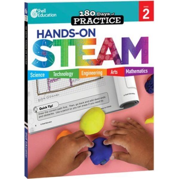 ISBN 9781425825294 product image for SEP29643 Hands-On Steam 180 Days of Practice Book, Grade 2 | upcitemdb.com
