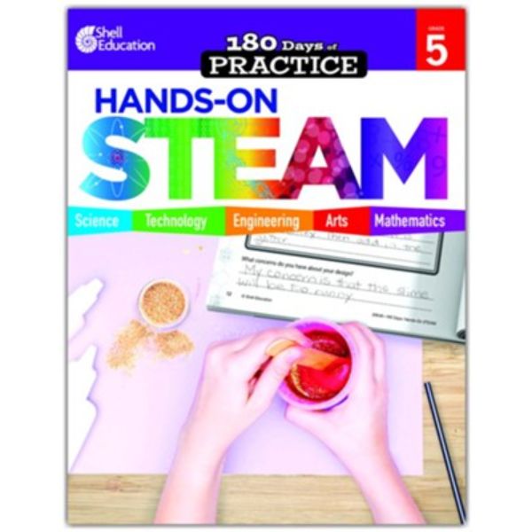 ISBN 9781425825324 product image for SEP29646 Hands-On Steam 180 Days of Practice Book, Grade 5 | upcitemdb.com