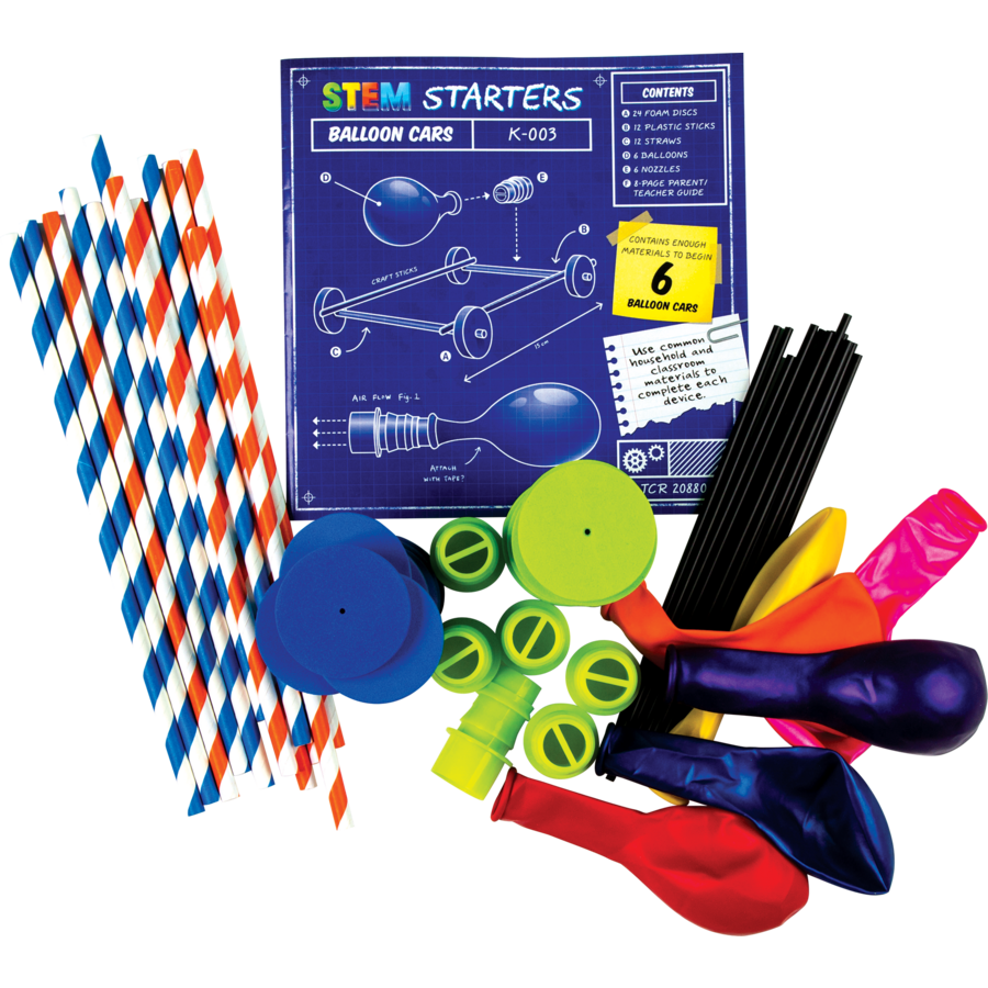 Stem Starters Balloon Cars Science Kit - 2 Each
