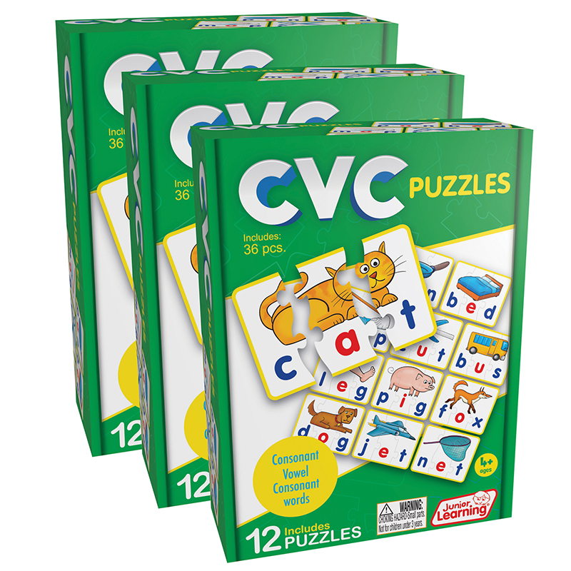 UPC 734272024098 product image for CVC Puzzles, Pack of 3 | upcitemdb.com