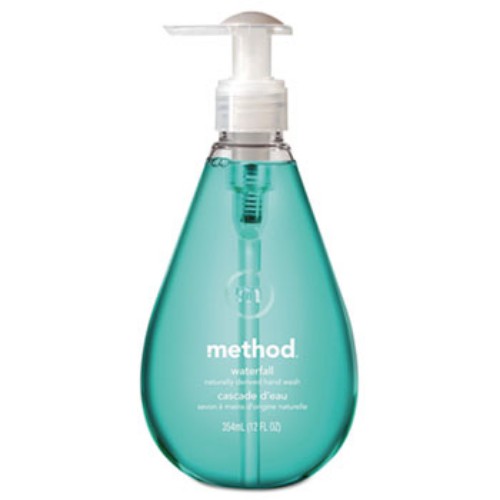 Method Products Mth00379ct Gel Hand Wash Waterfall, Teal, 12 Oz., Pump Bottle