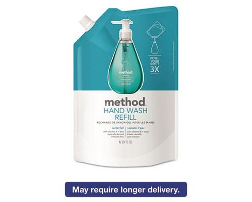 Method Products Mth01181ct Gel Hand Wash Refill 34 Oz., Pouch Waterfall