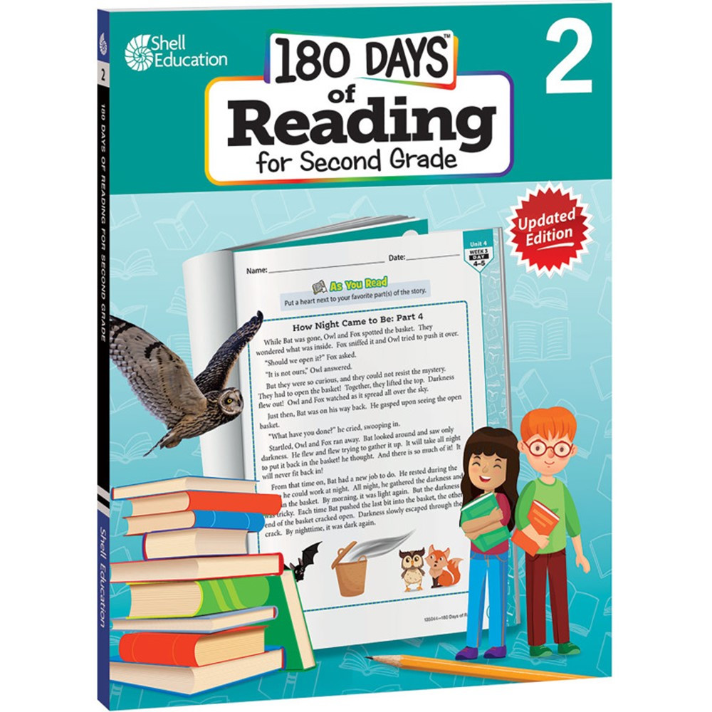 SEP135044 180 Days of Reading 2nd Edition Grade 2 Book