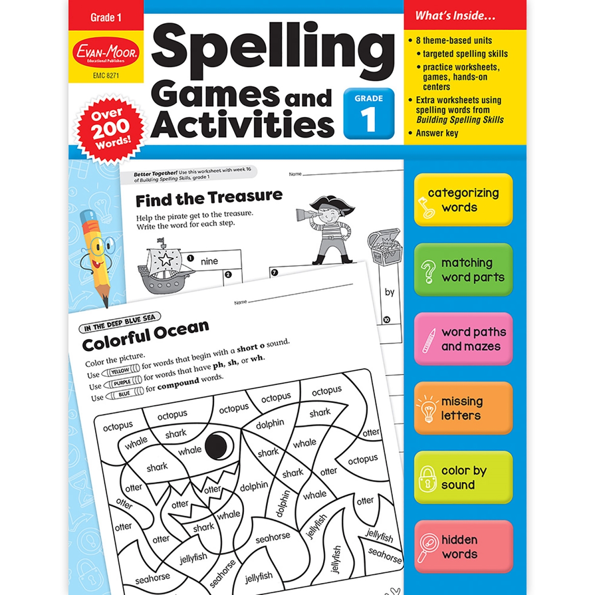 ISBN 9781645143284 product image for EMC8271 Spelling Games & Activities - Grade 1 | upcitemdb.com