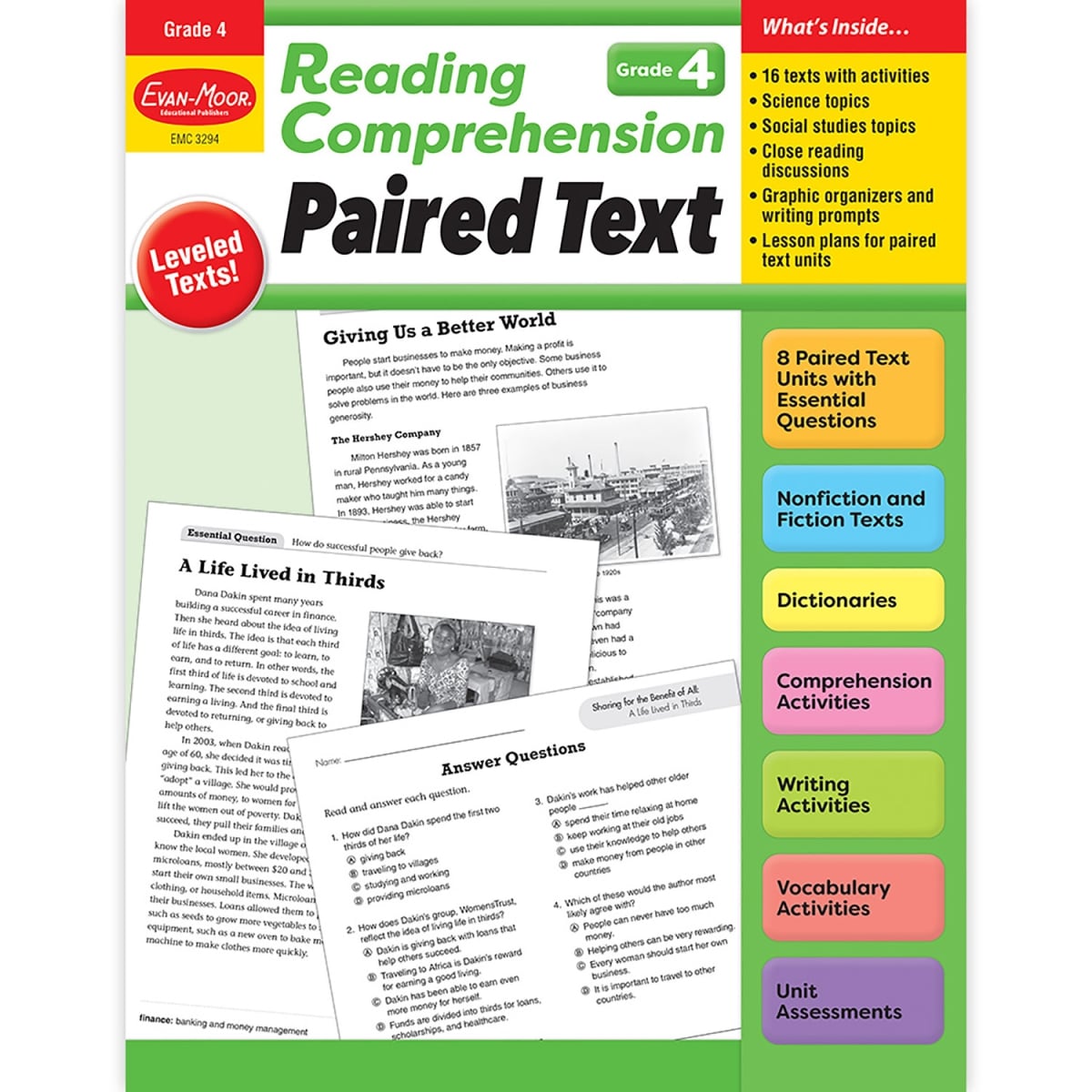 ISBN 9781645143437 product image for EMC3294 Grade 4 Reading Comprehension - Paired Text | upcitemdb.com