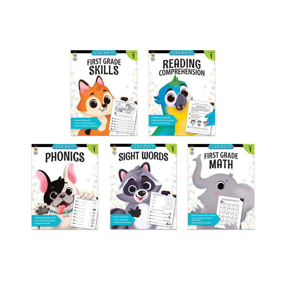 CTP8840 I Can Do It 1st Grade Skills Workbook
