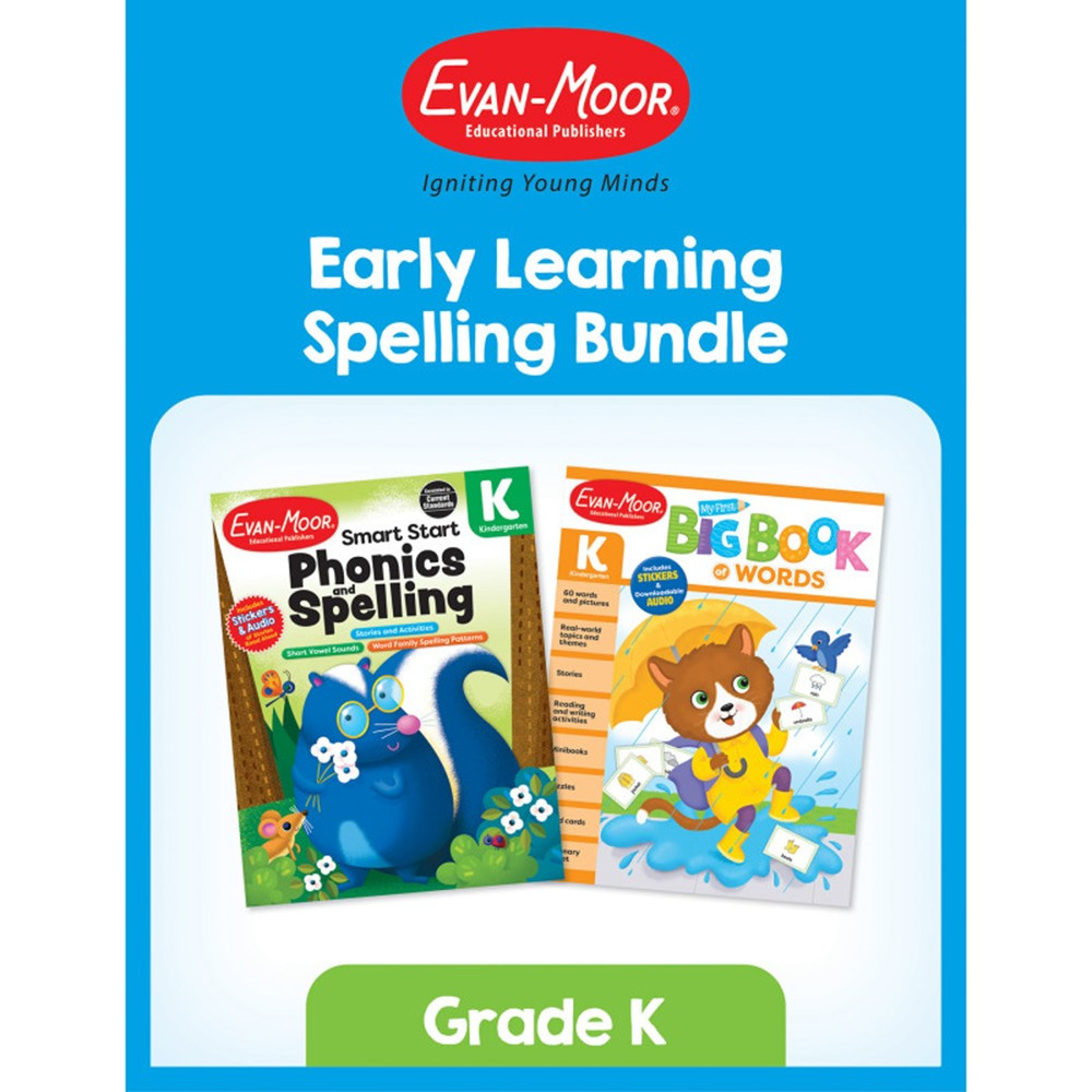 EMC6275 Early Learning Spelling Activity Book with Grade K