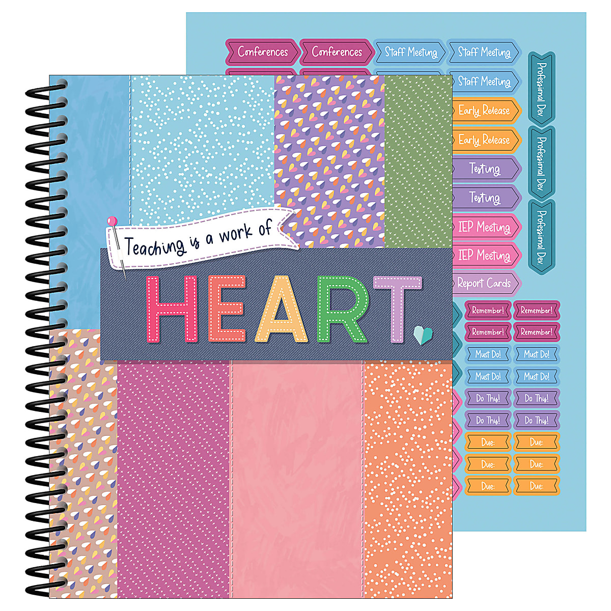 Carson Dellosa CD-105056 8 x 11 in. Crafty & Cool Teacher Planner