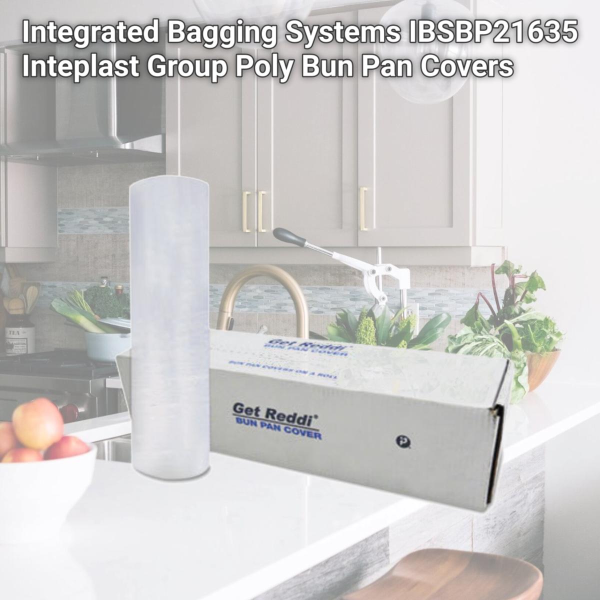 Picture of Integrated Bagging Systems IBSBP21635 Inteplast Group Poly Bun Pan Covers