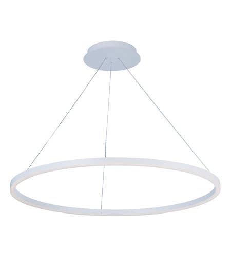 E22845-mw Cirque Led Matte White Foyer Pendant Ceiling Light, 40 In.