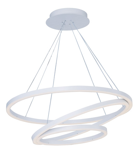 E22848-mw Cirque Led Matte White Foyer Pendant Ceiling Light, 32 In.