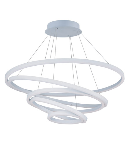 E22849-mw Cirque Led Matte White Foyer Pendant Ceiling Light, 39 In.