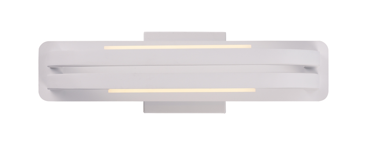 Jibe Led 17 In. Matte White Wall Sconce Light