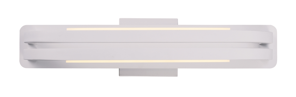 Jibe Led 21 In. Matte White Wall Sconce Light