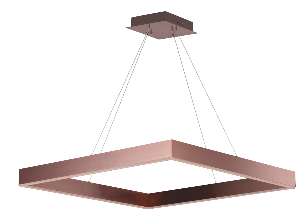 E24297-sc Metallika Led 32 In. Satin Copper Single Pendant Ceiling Light