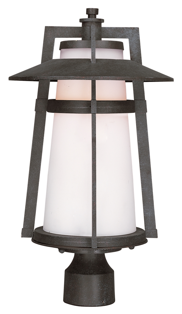88530swae 19 In. Calistoga Led 1 Light Outdoor Pole & Post Lantern - Adobe