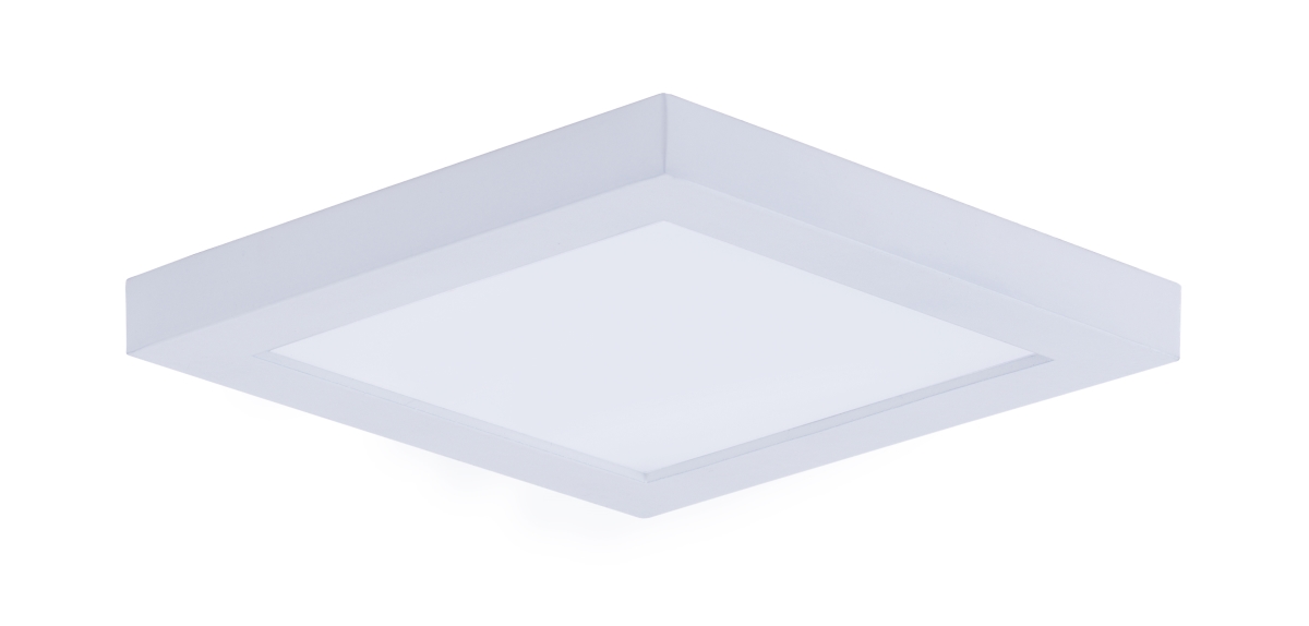 57720wtwt 4.5 In. Wafer Led Square Wall Flush Mount, White