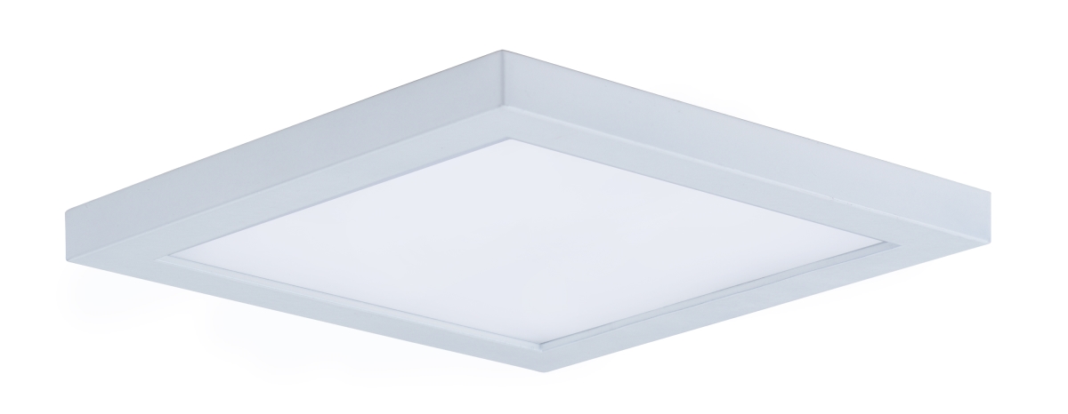 57722wtwt 6.25 In. Wafer Led Square Wall Flush Mount, White