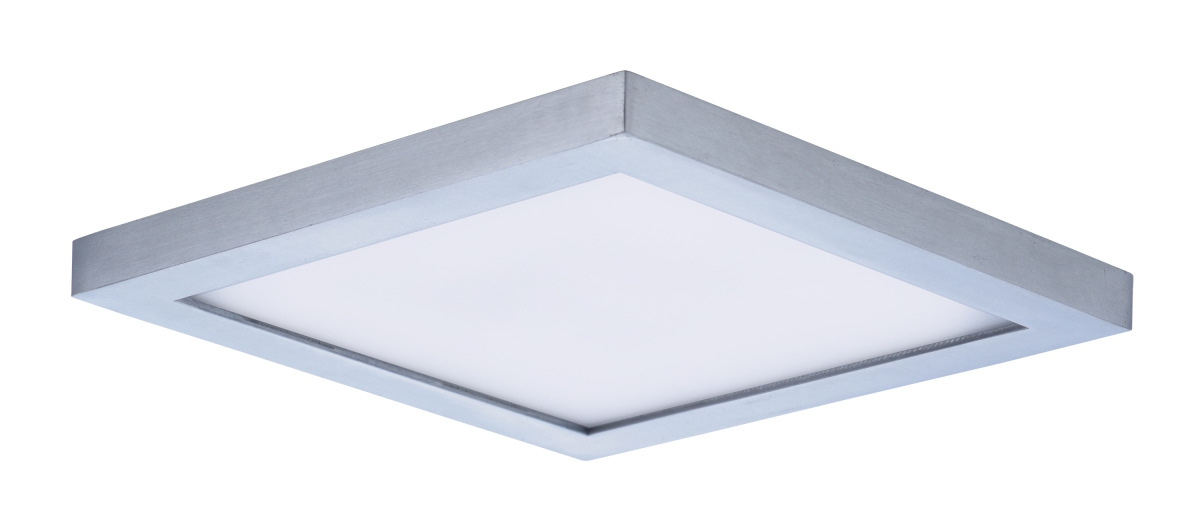 57722wtsn 6.25 In. Wafer Led Square Wall Flush Mount, Satin Nickel