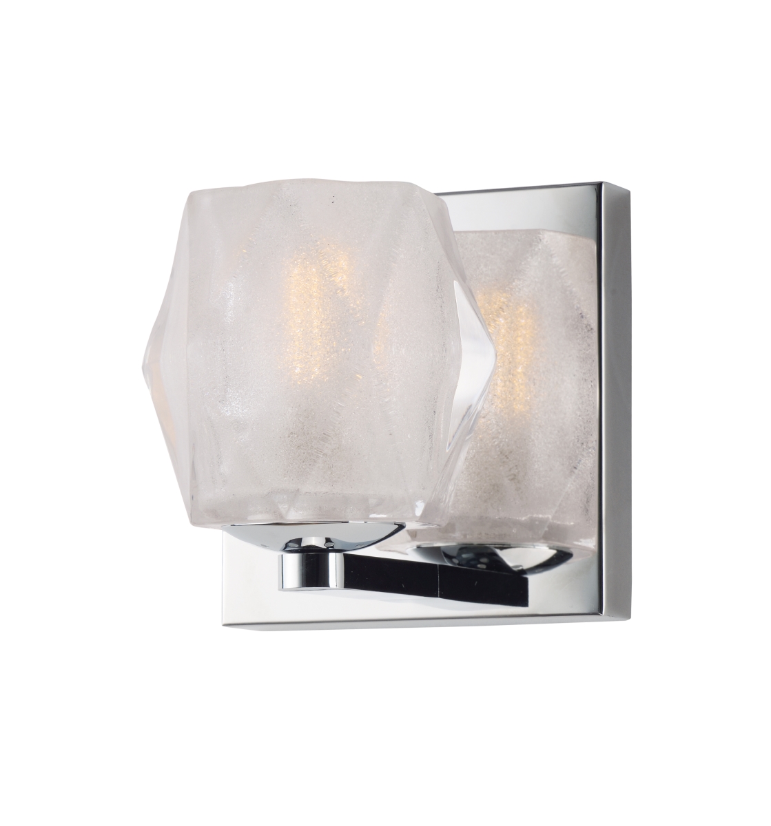 4.75 X 4.75 In. Peak Led One Light Wall Sconce, Polished Chrome