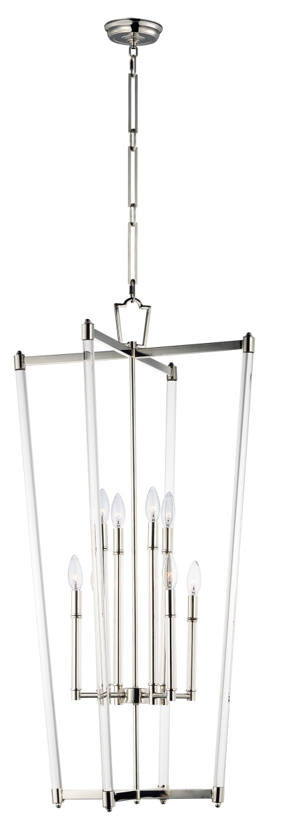 16102clpn 42.25 In. Lucent 8-light Pendant Ceiling Light, Polished Nickel