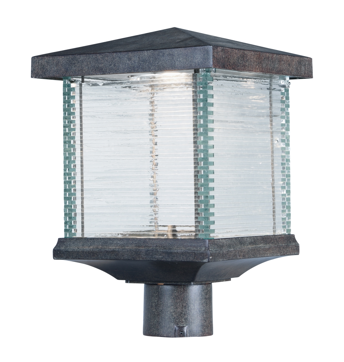 55735clet 15 In. Triumph Vx Led Outdoor Post Lantern, Earth Tone