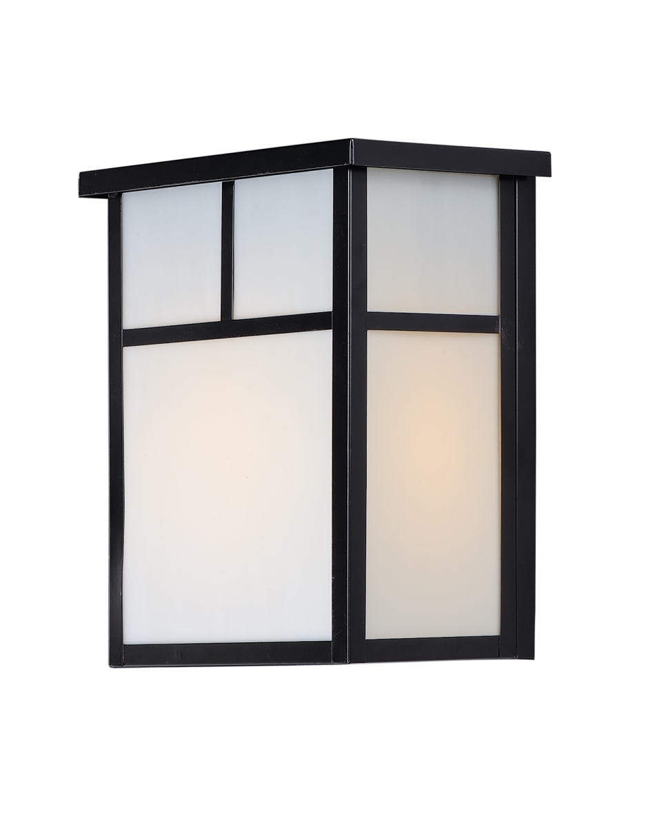 4051wtbk 11 In. Coldwater 2-light Outdoor Wall Lantern, Black