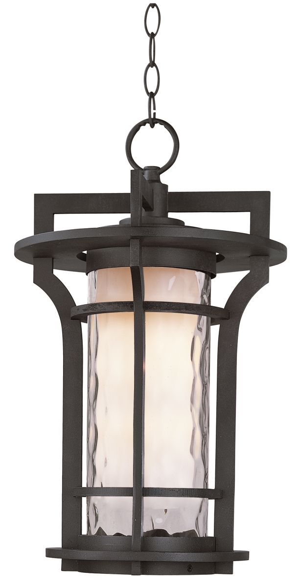 65788wgbo 19 In. Oakville Led 1-light Outdoor Hanging Lantern, Black Oxide