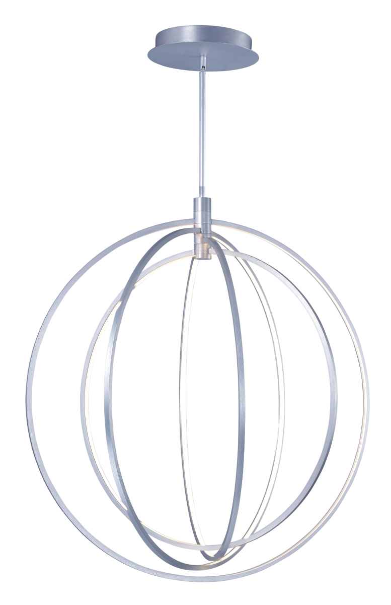 E24049-bp 39 In. Concentric Led Pendant Ceiling Light, Brushed Pewter
