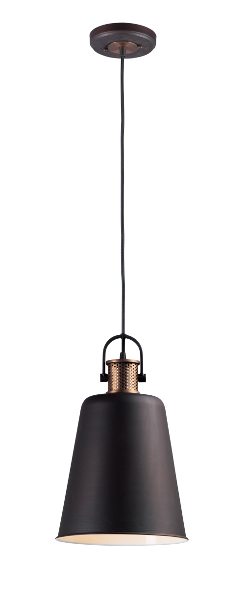 10085oiab 10 In. Sedona One-light Single Pendant Ceiling Light, Oil Rubbed Bronze & Antique Brass