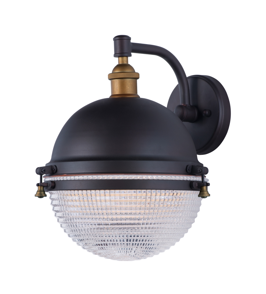 10186oiab 14 In. Portside One-light Outdoor Wall Sconce, Oil Rubbed Bronze & Antique Brass