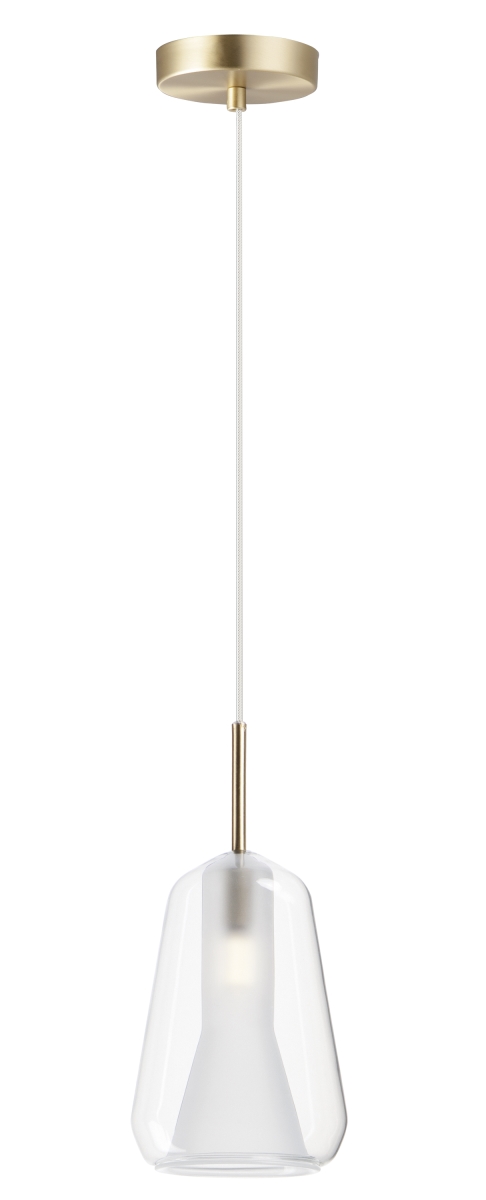 E10040-18sbr 7.75 In. Deuce 1-light Led Pendant - Satin Brass