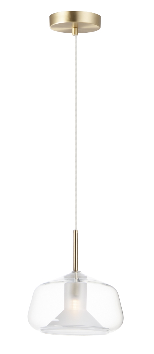 E10042-18sbr 7 In. Deuce 1-light Led Pendant - Satin Brass
