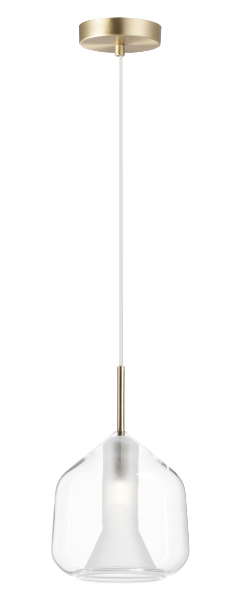 E10044-18sbr Deuce 1-light Led Pendant - Satin Brass