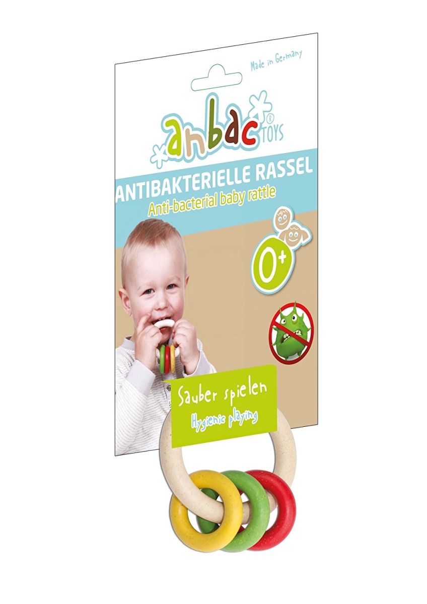 70002 Anbac - Rattle - Coloured Pack Of 6