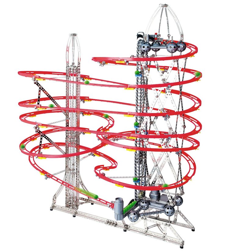 Fun N' Roll Deluxe Marble Run-1400+ Pcs. Pack Of 3