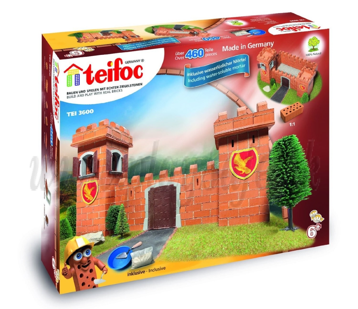 3600 Teifoc Knights Castle Pack Of 3