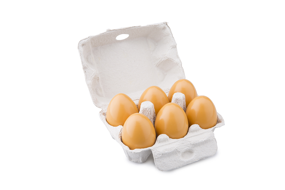10596 6 Piece Wooden Eggs, Case Of 36