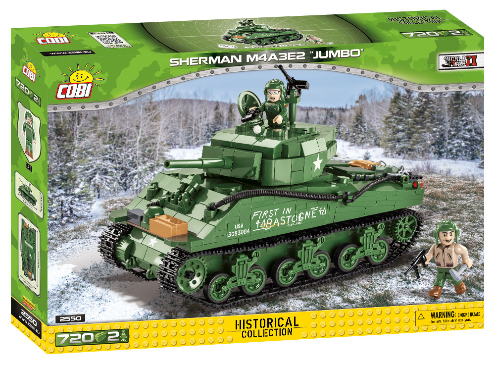 -2550 Historical Collection Sherman M4A3E2 Jumbo Tank