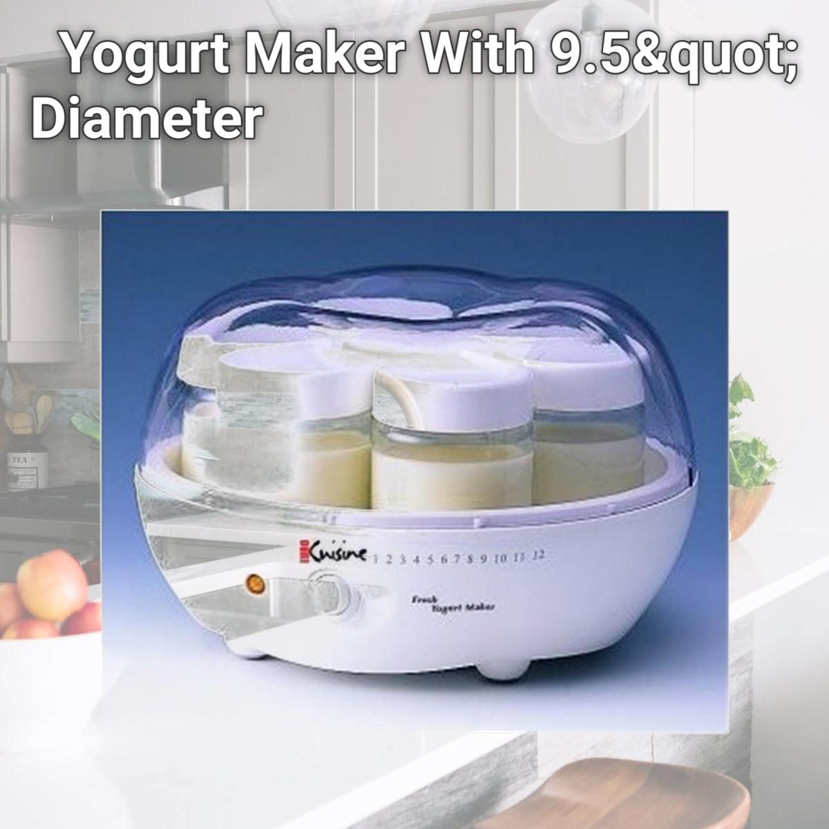 Picture of Euro Cuisine YM80 Yogurt Maker With 9.5" Diameter