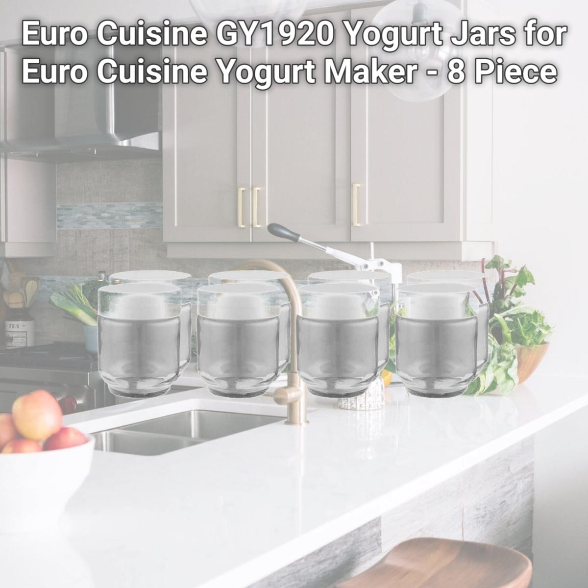 Picture of Euro Cuisine GY1920 Yogurt Jars for Euro Cuisine Yogurt Maker - 8 Piece