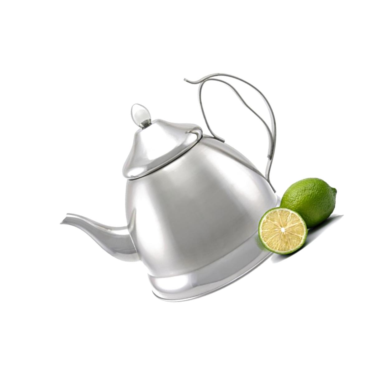 Picture of Creative Home 72235 2.0 qt Nobili-Tea Infuser & Tea Kettle Stainless Steel, Silver