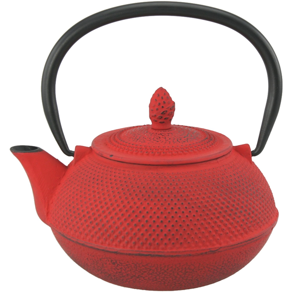 73480 30 Oz Kyusu Cast Iron Tea Pot - Red