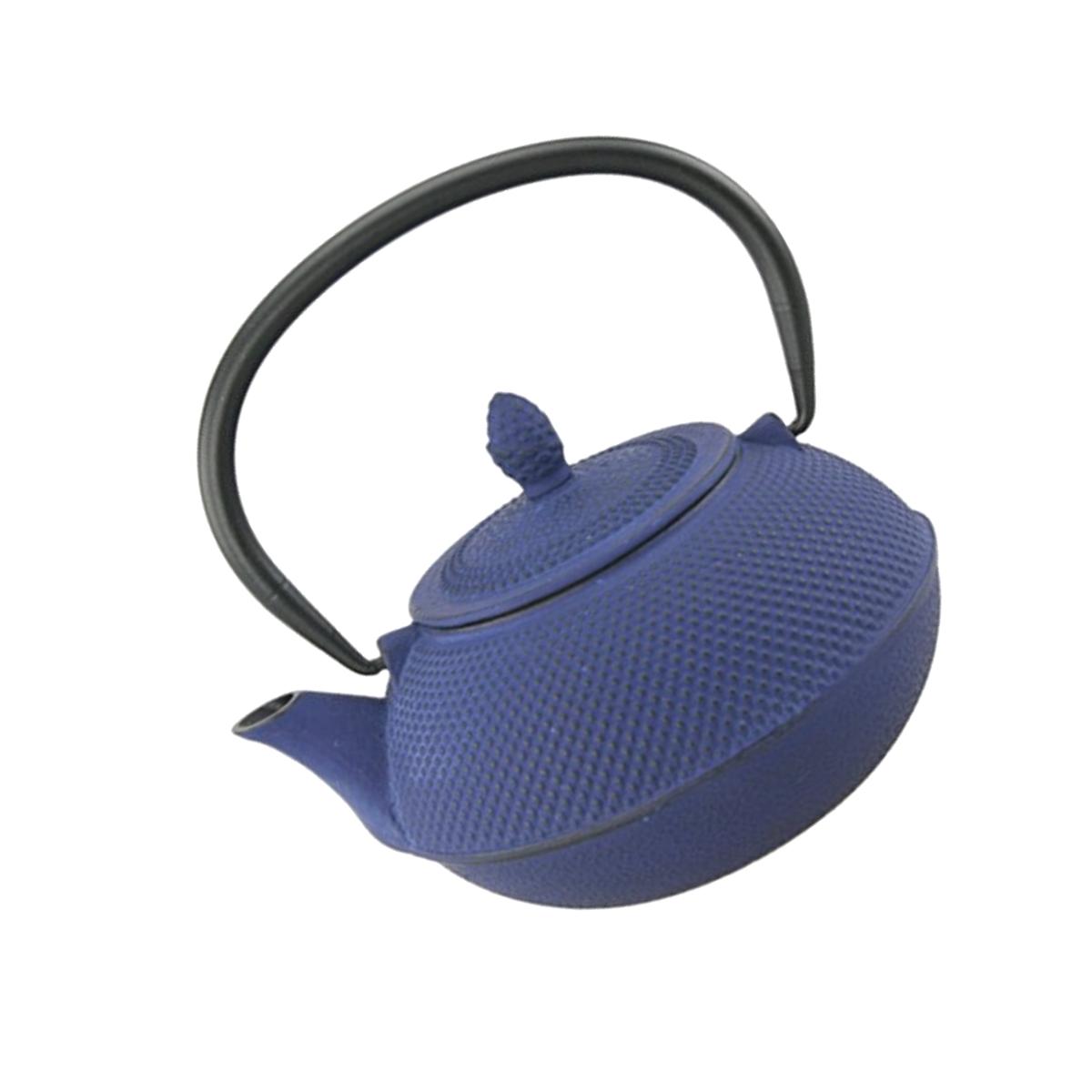 Picture of Creative Home 73481 30 oz Kyusu Cast Iron Tea Pot - Blue