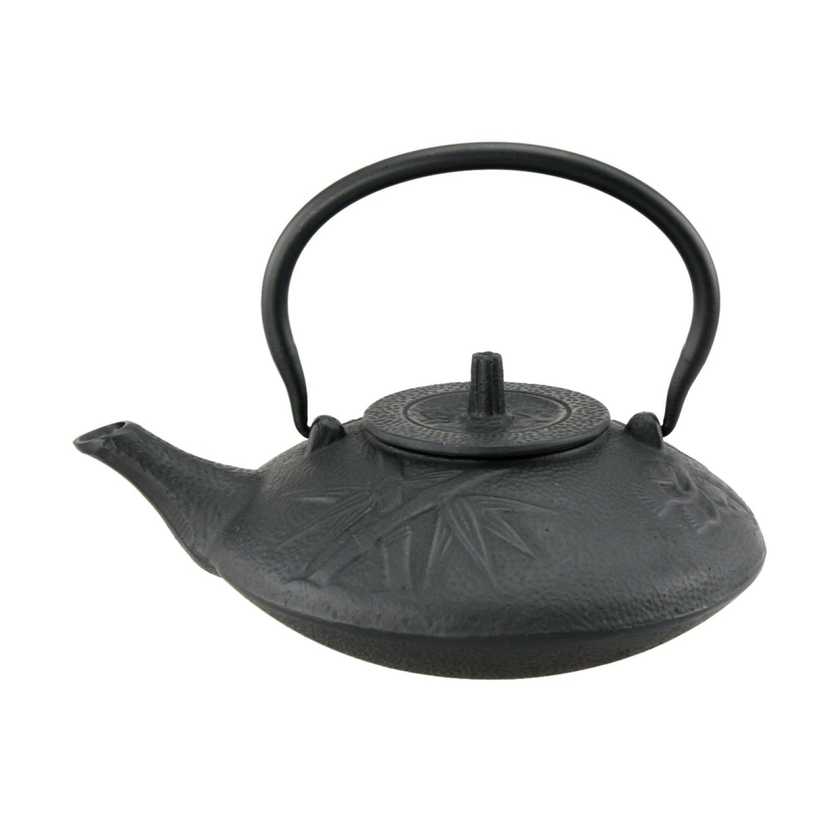 73482 38 Oz Kyusu Cast Iron Tea Pot - Black