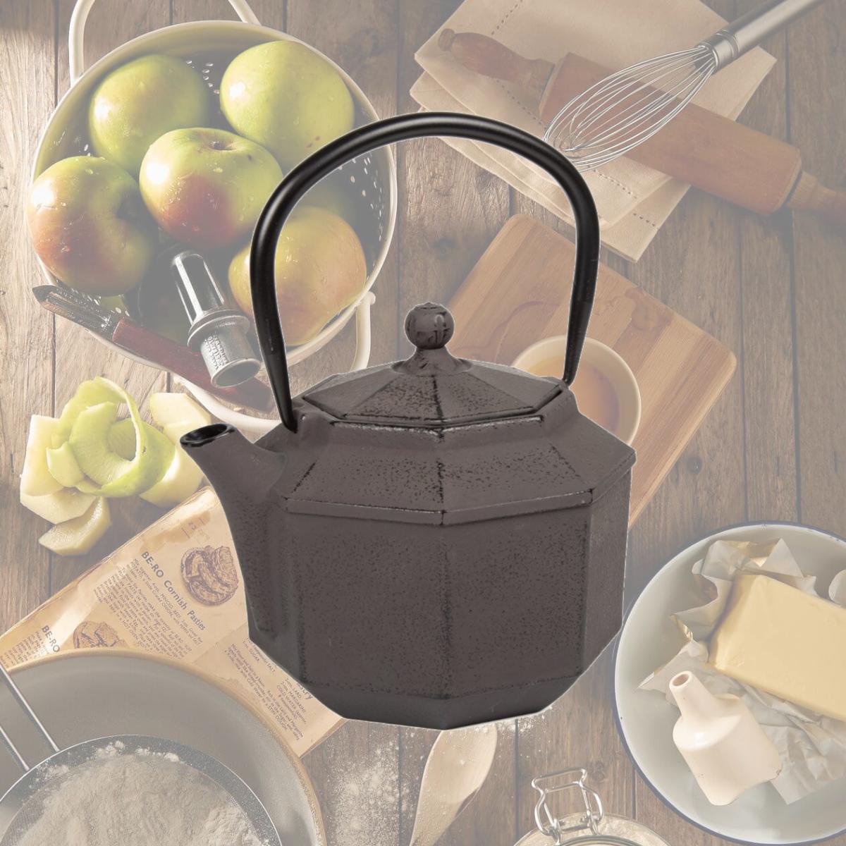 Picture of Creative Home  73512 Creative Home Kyusu Brown Cast Iron 34 oz. Tea Pot