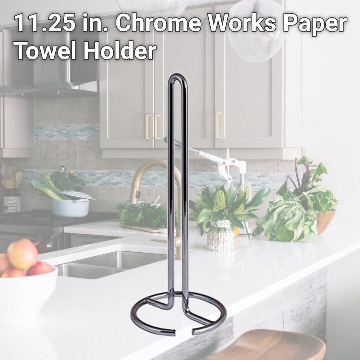 Picture of EVCO International 73231 11.25 in. Chrome Works Paper Towel Holder