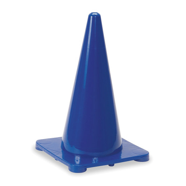 15 In. Height Plastic Cones - Blue
